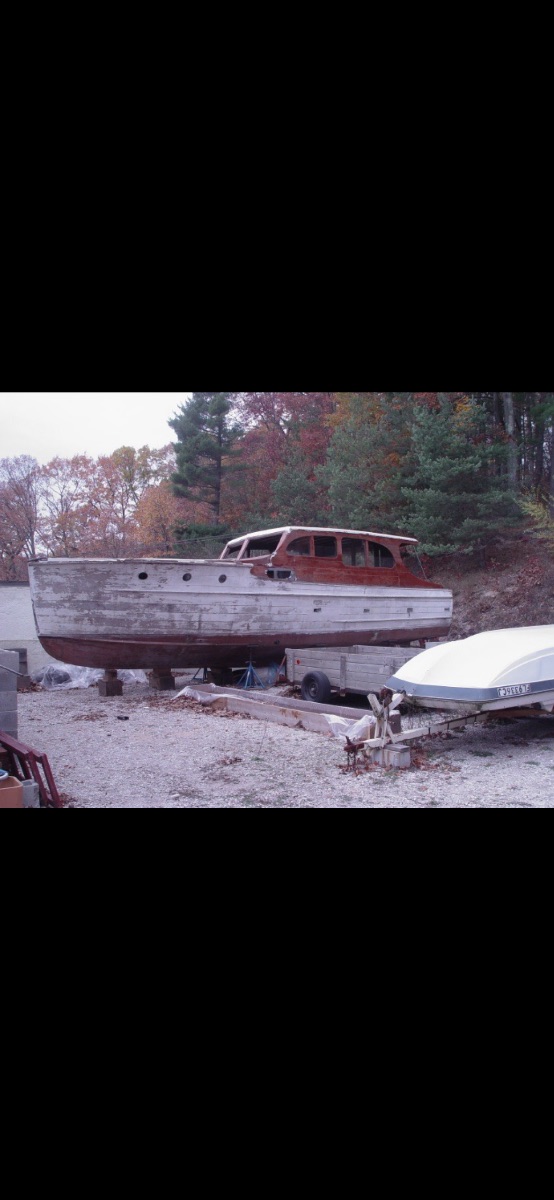 1938 Chris Craft Cruiser Project Boats - 35.0ft Inboard in Manistee, Michigan